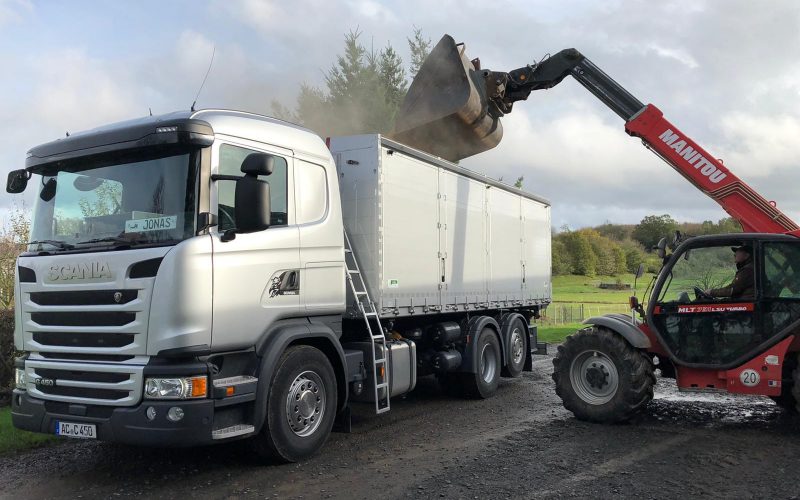 Scania G 450 Kombikipper 4 Kammern Heitling Ausblasschleuse